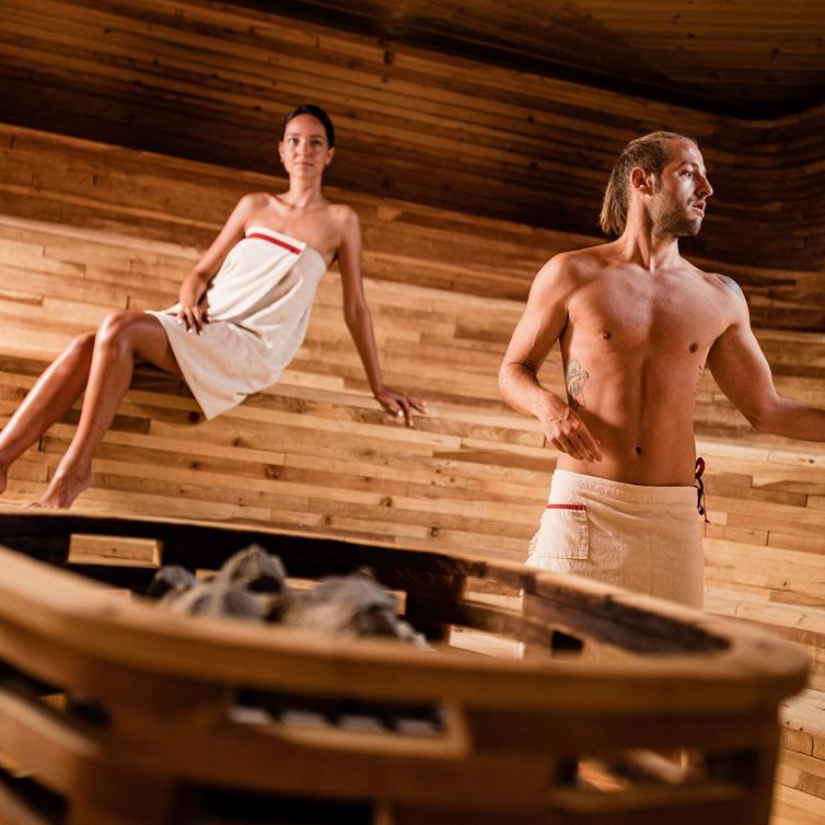 Sauna CaravanPark Sexten