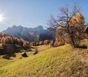 Die Dolomiten im Herbst