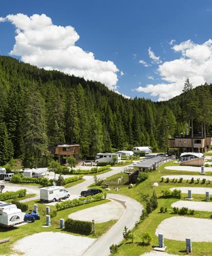 Im Sommer heiß begehrt: CaravanPark Sexten