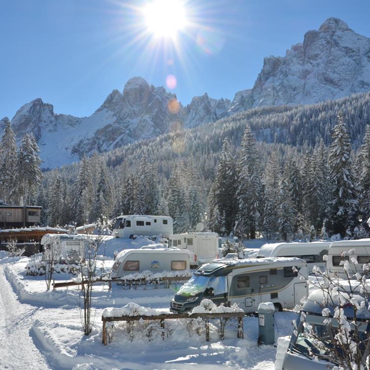 Camping in winter