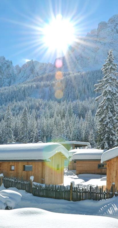 Lodges außen Winter