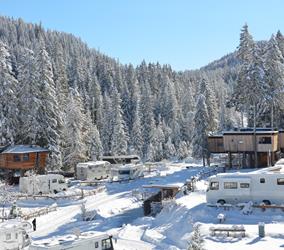 Anche in inverno molto richiesto: CaravanPark Sexten