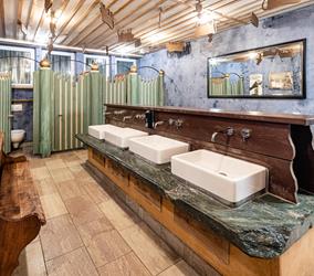 Bath in the Hayloft indoors