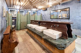 Bath in the Hayloft indoors