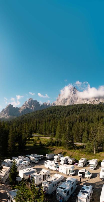 Aussicht CaravanPark Sexten