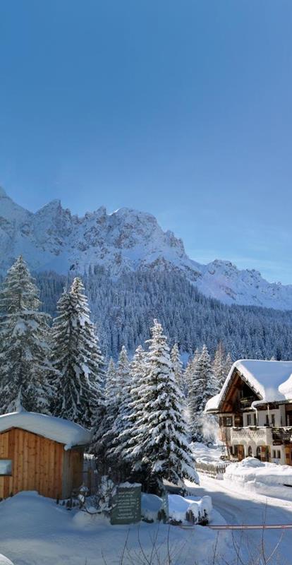 Panorama in inverno