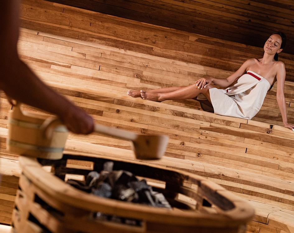 Sauna CaravanPark Sexten