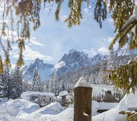 Panorama in inverno