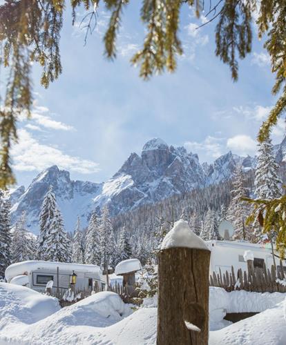 Panorama in inverno