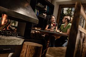 Guests at the restaurant
