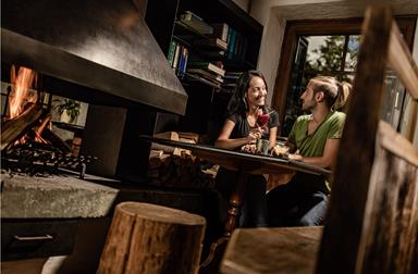 Guests at the restaurant