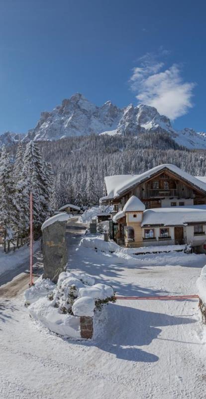 View in Winter CaravanPark Sexten