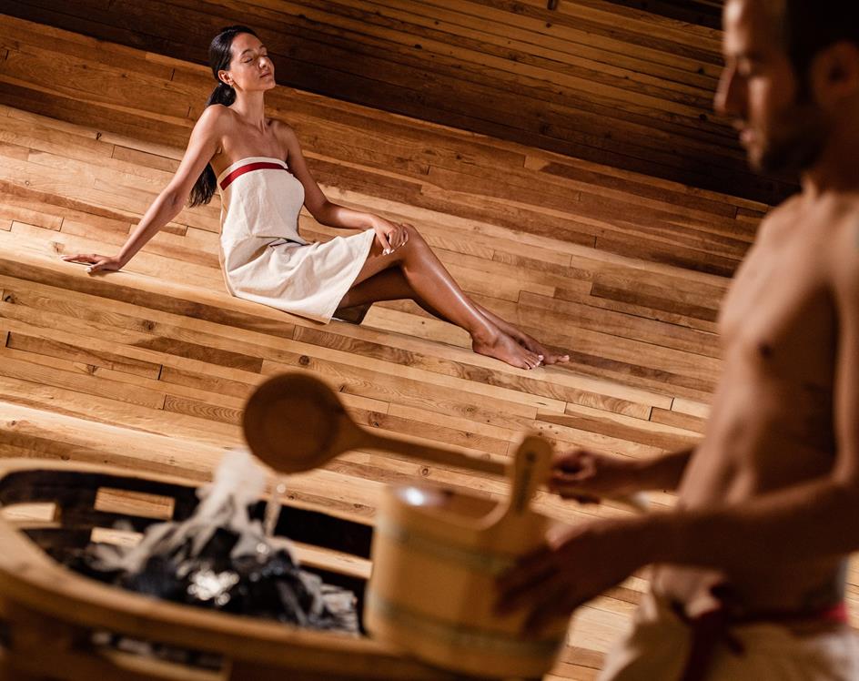 Sauna CaravanPark Sexten