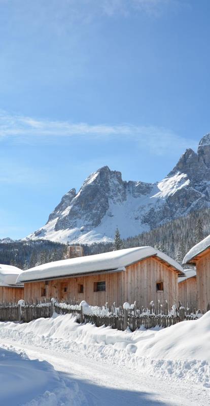 Also in winter: Glamping in our lodges